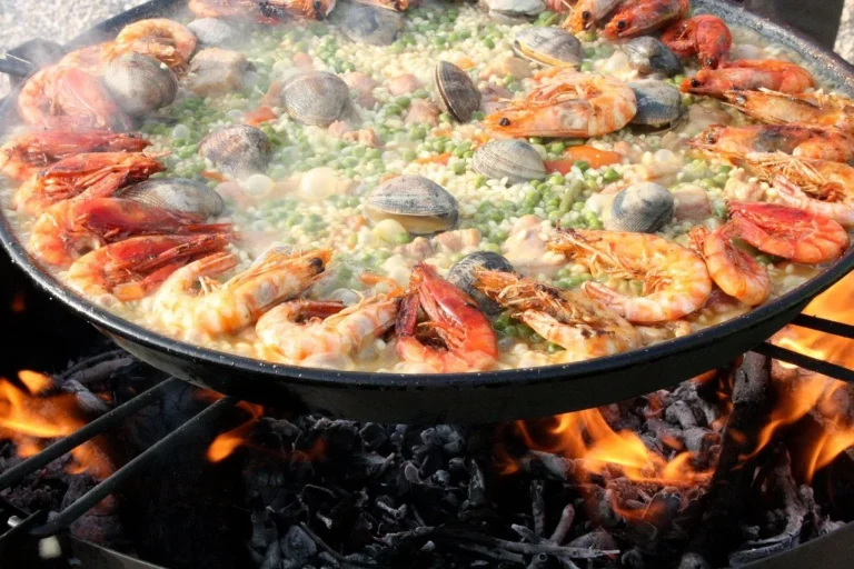 Spanish Saffron Shrimp and Artichoke Rice