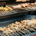 Thai-Style Grilled Pork Skewers with Tamarind Dipping Sauce