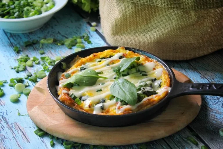 Turkish Spinach and Egg Skillet