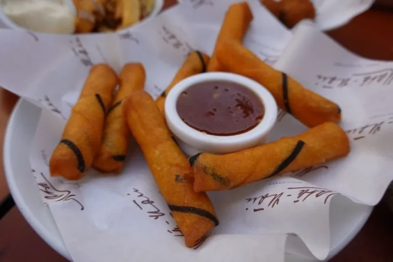 Venezuelan Cheese Sticks with Guava Dip