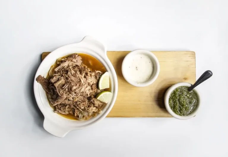 Venezuelan Shredded Beef Plate with Plantain-Strip Dividers