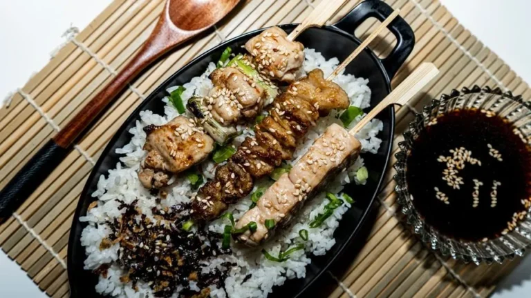Yakitori Chicken Skewers with Soy-Mirin Tare