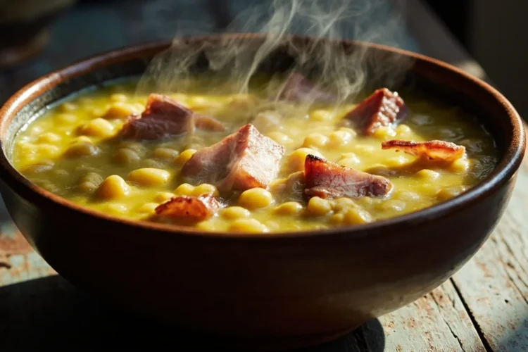 Finnish Split Pea Soup with Smoked Ham