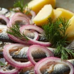 Finnish Pickled Herring with Onions