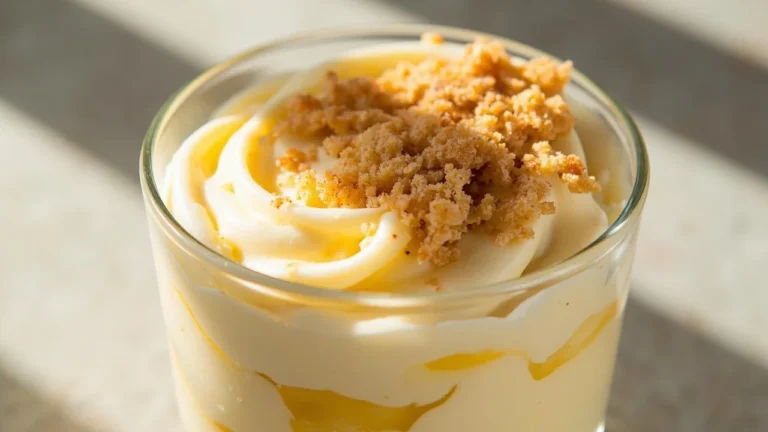 Dutch Whipped Vanilla Custard with Yogurt