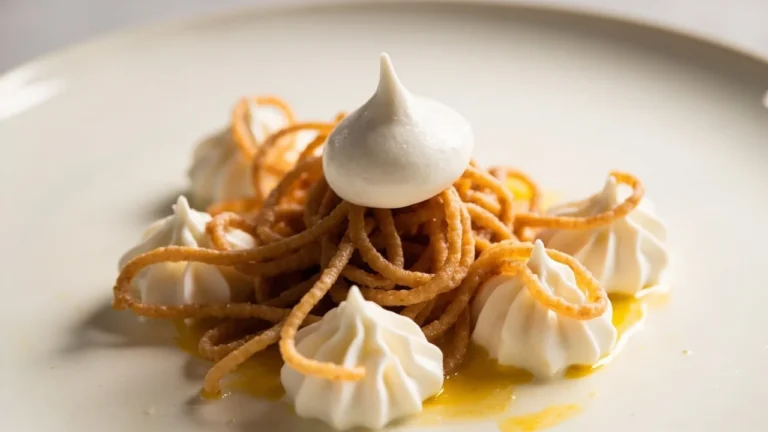 Swiss Vermicelles Chestnut Dessert