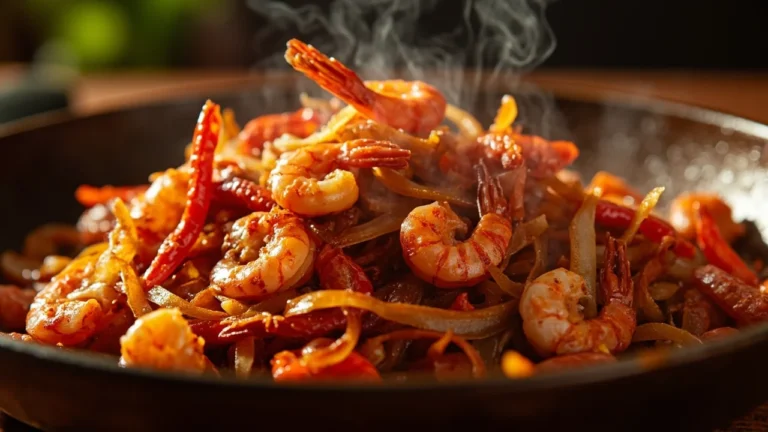 Benin-Style Spicy Dried Shrimp Sauté