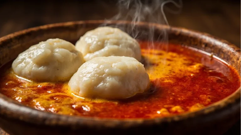 Togolese Cassava and Plantain Fufu