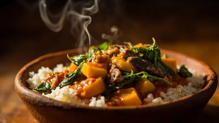 Congo Plantain Stew with Smoked Fish and Greens