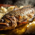 Zambian Pan-Fried Bream with Maize Porridge