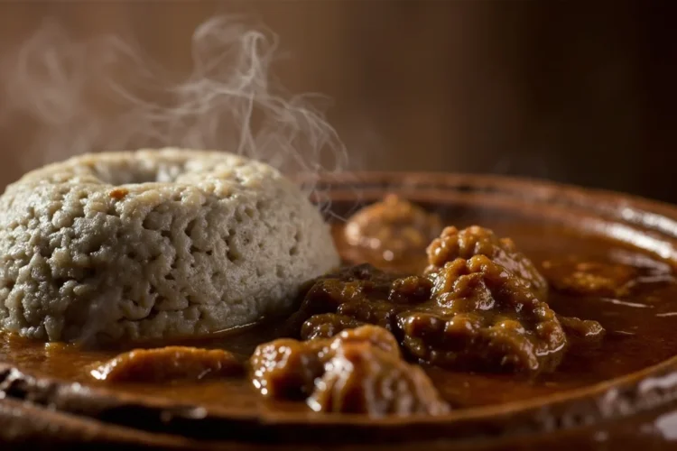 Namibian Pearl Millet Stiff Porridge