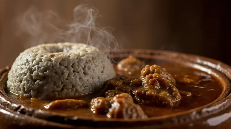 Namibian Pearl Millet Stiff Porridge