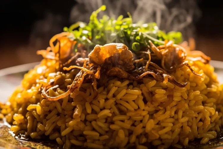 Burmese festive tamarind rice