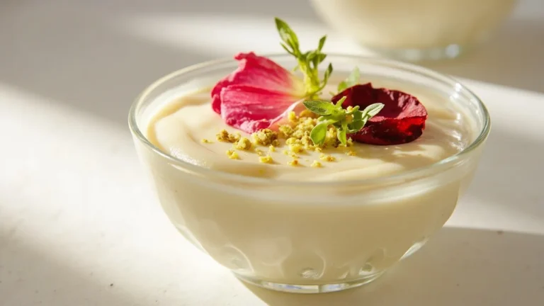 Afghan Rose Milk Pudding