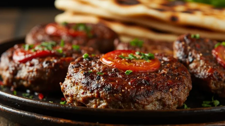 Afghan Spiced Flattened Beef Kebab