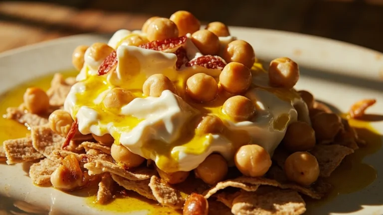 Damascus Chickpea Fatteh with Yogurt and Toasted Bread
