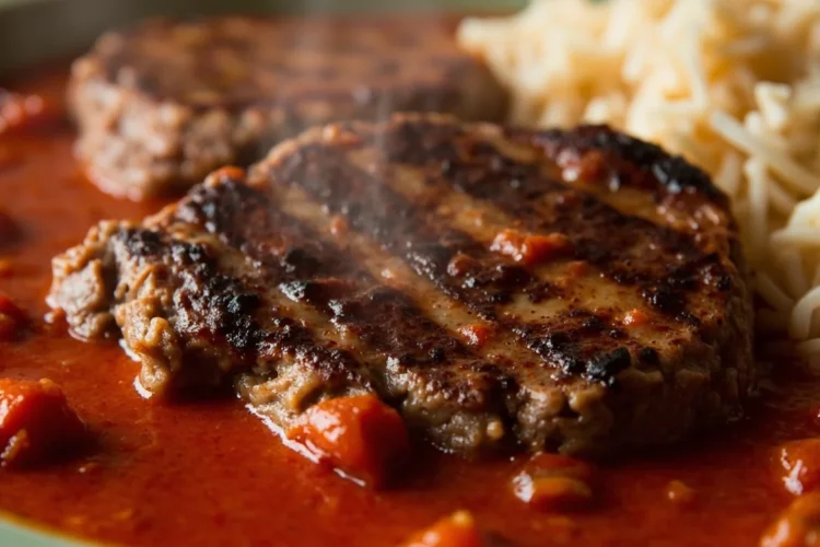 Syrian-Style Kafta Patties in Tomato Sauce