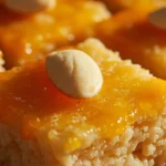 Jordanian semolina cake with orange blossom syrup (harisseh)