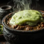 Yemeni Salta with Fenugreek Foam and Green Chili-Tomato Sauce