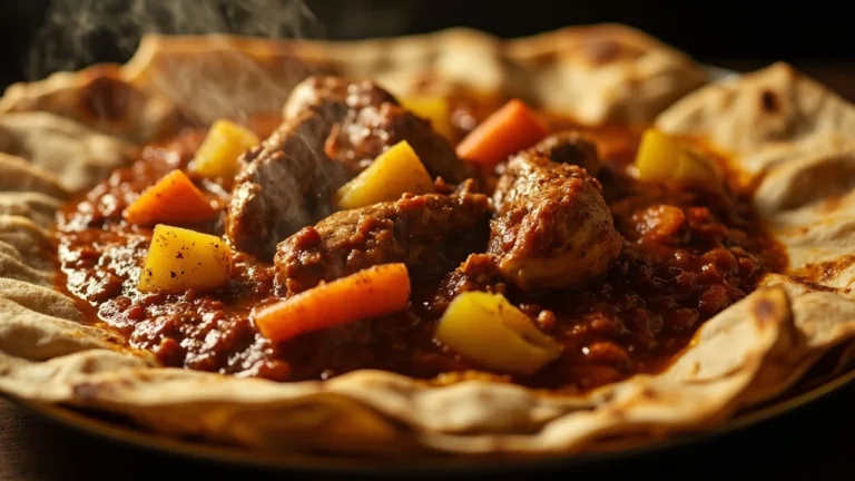 UAE Flatbread and Chicken Stew