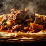 UAE Layered Lamb and Vegetable Flatbread Stew