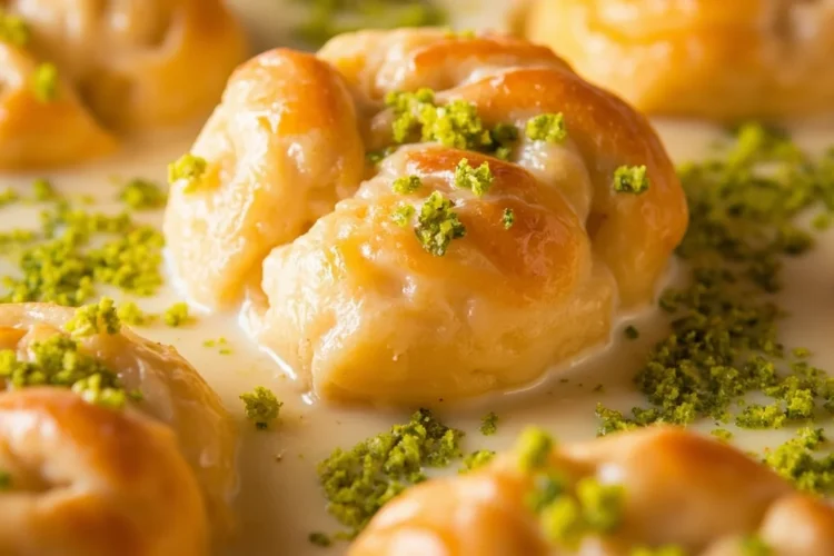 Emirati Cream-Soaked Sweet Bread