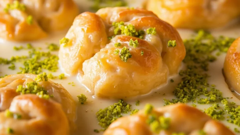 Emirati Cream-Soaked Sweet Bread