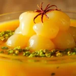 Sago pudding Kuwaiti style with saffron and pistachios