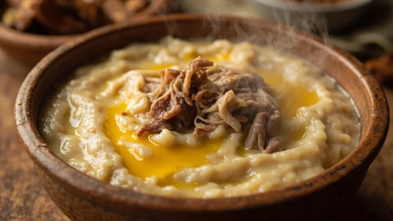 Kuwaiti Crushed Wheat and Lamb Porridge