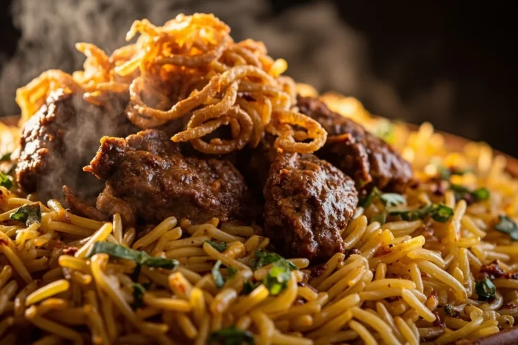 Omani slow-simmered spiced lamb rice