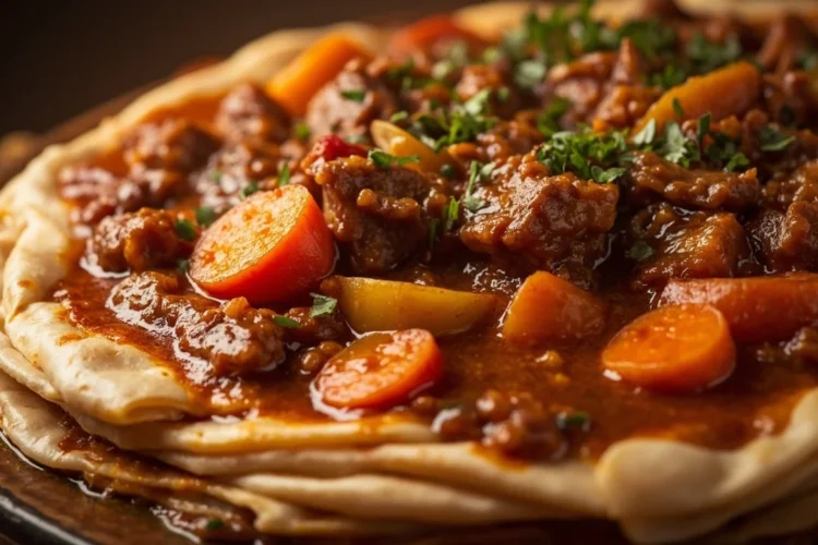 Thareed Bahraini bread stew