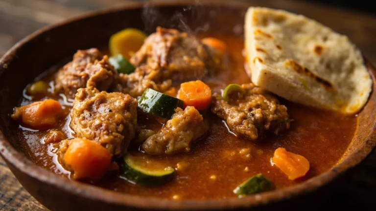 Bahraini Margoog Chicken and Flatbread Stew