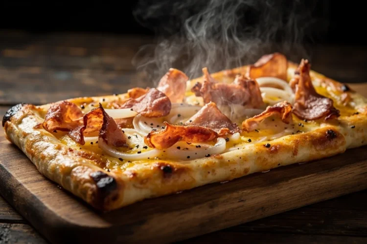 Alsatian Flammekueche Flatbread