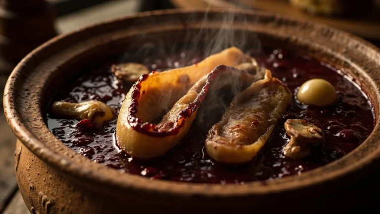 French Eel Stew in Red Wine