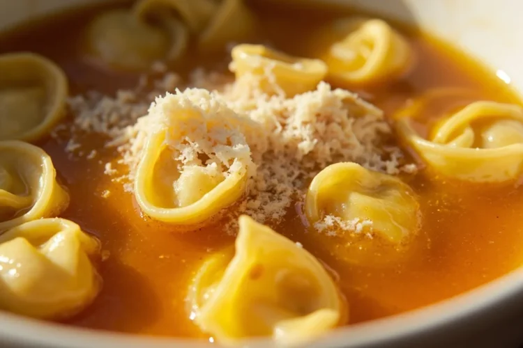 Bolognese Tortellini in Rich Meat Broth