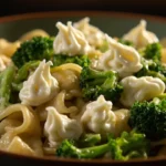 Puglia Orecchiette with Stracciatella Cheese, Broccoli