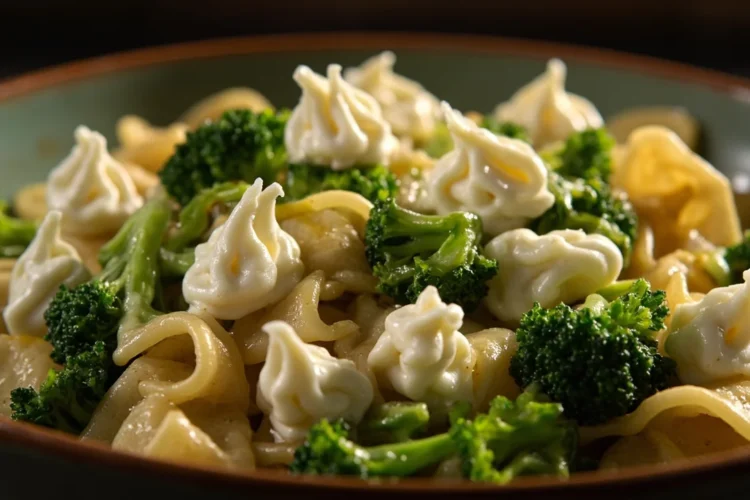 Puglia Orecchiette with Stracciatella Cheese, Broccoli
