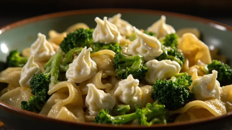 Puglia Orecchiette with Stracciatella Cheese, Broccoli Rabe, and Anchovy