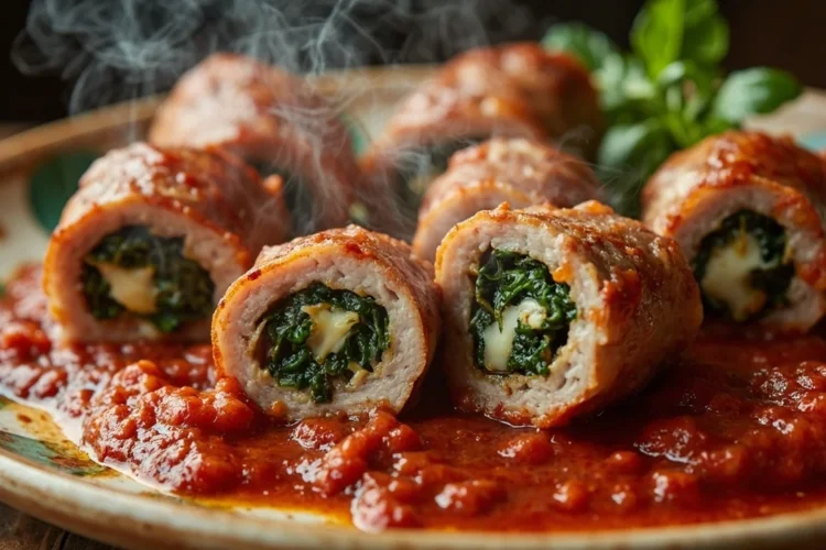 Puglia-Style Stuffed Pork Meatrolls