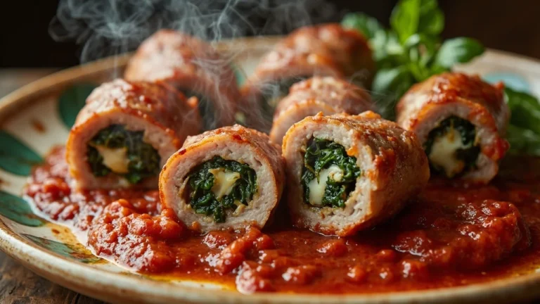 Puglia-Style Stuffed Pork Meatrolls