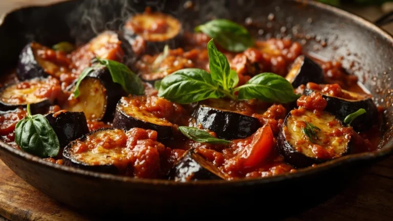 Neapolitan Mushroom-Style Eggplant Stew