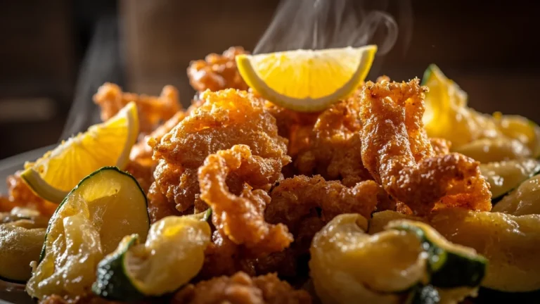 Roman-Style Mixed Fry with Artichokes and Zucchini Flowers