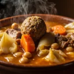 Catalan Boiled Meat and Pasta Stew