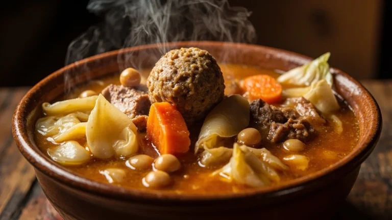 Catalan Boiled Meat and Pasta Stew