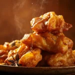 Anise Wine Fritters with Honey Drizzle