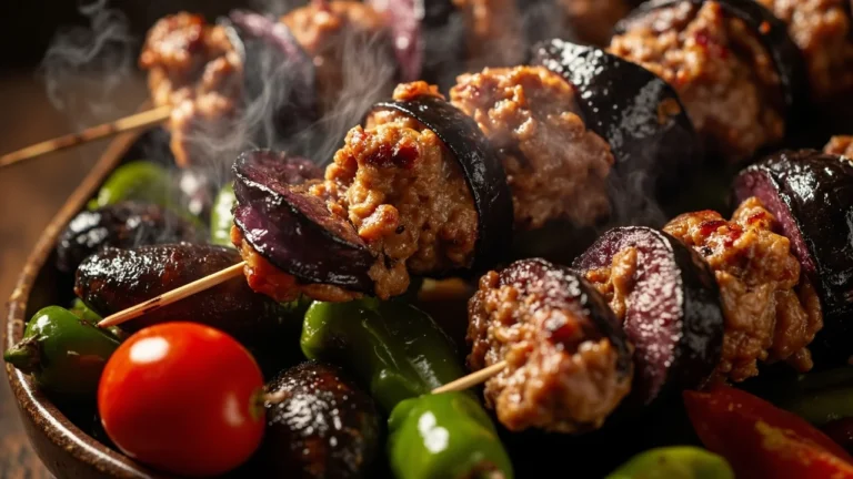 Adana-Style Spiced Eggplant Kebab