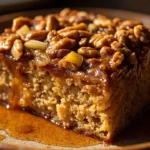 Greek walnut cake with honey and cinnamon syrup
