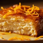Greek orange phyllo cake with honey syrup