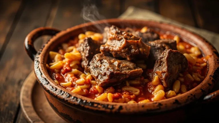 Greek Lamb and Orzo Bake