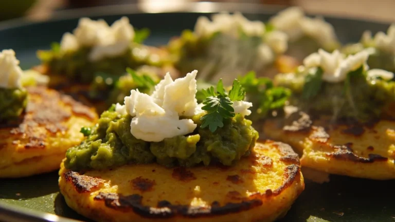 Memelas with Fresh Corn and Salsa Verde
